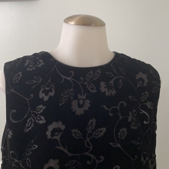 Deane and White black velvet top size 12 - Picture 4 of 4